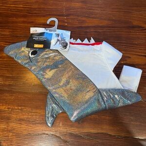 Silver and White XL Dog Shark Costume NWT Jaws
